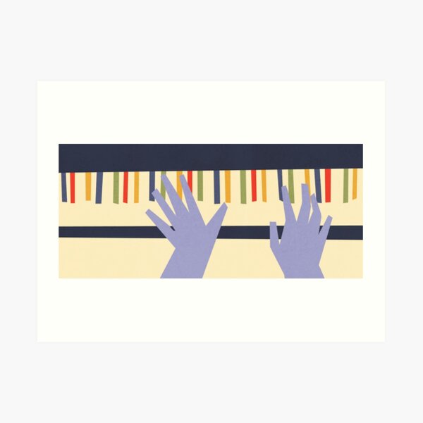 Piano Art Print
