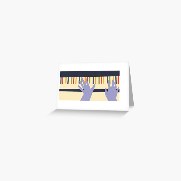 Piano Greeting Card
