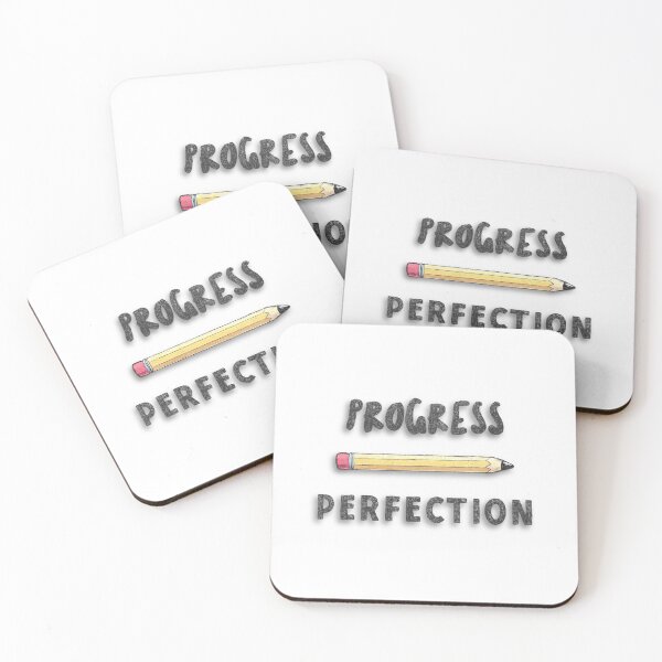 Item preview, Progress over Perfection designed and sold by MindfulReminder.