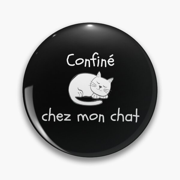 Item preview, Confiné Chez Mon Chat Quarantaine drôle designed and sold by Niko Samuel.