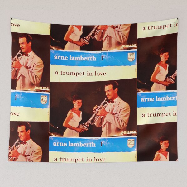 Item preview, A Trumpet in Love, Pic slv, 45, trumpet, horn, brass, blow designed and sold by Vintaged.