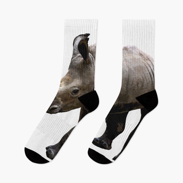 Item preview, White rhinoceros is an animal from Africa that is critically endangered due to poaching. designed and sold by Artsy Boulevard.