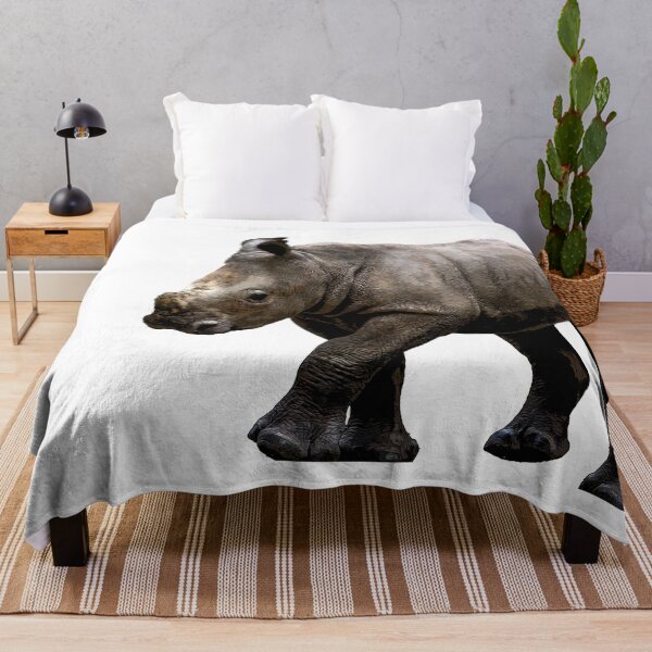 Item preview, White rhinoceros is an animal from Africa that is critically endangered due to poaching. designed and sold by Artsy Boulevard.