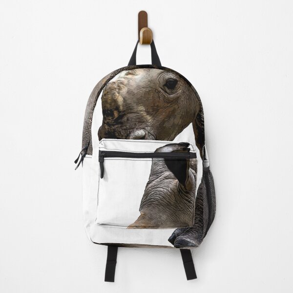 Item preview, White rhinoceros is an animal from Africa that is critically endangered due to poaching. designed and sold by Artsy Boulevard.