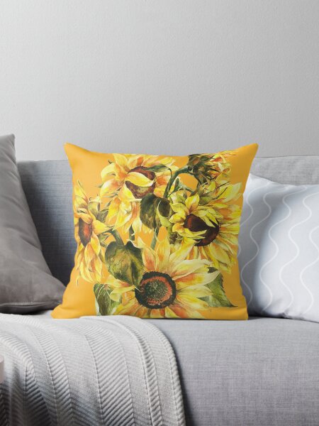 Item preview, Loose Watercolor Sunflowers designed and sold by QuanArtinVN.