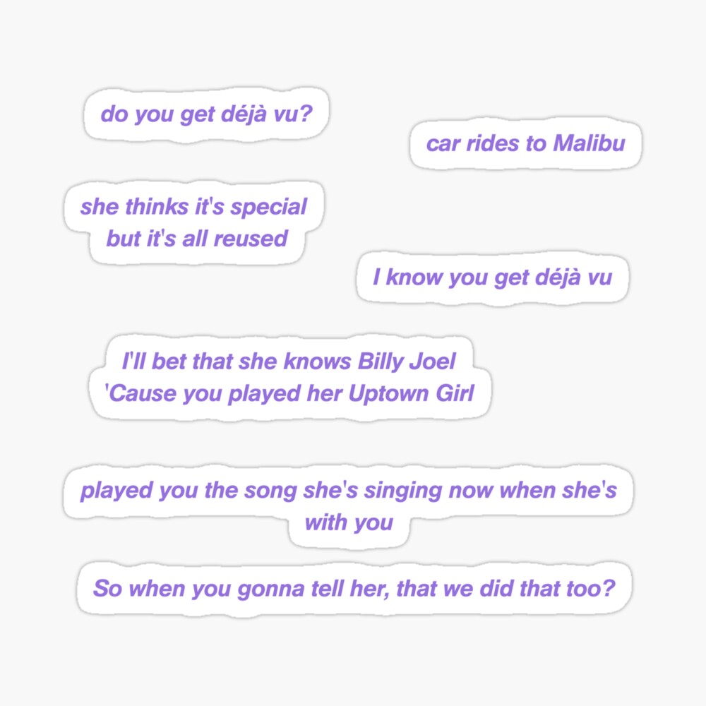 Olivia Rodrigo Lyrics (deja vu)