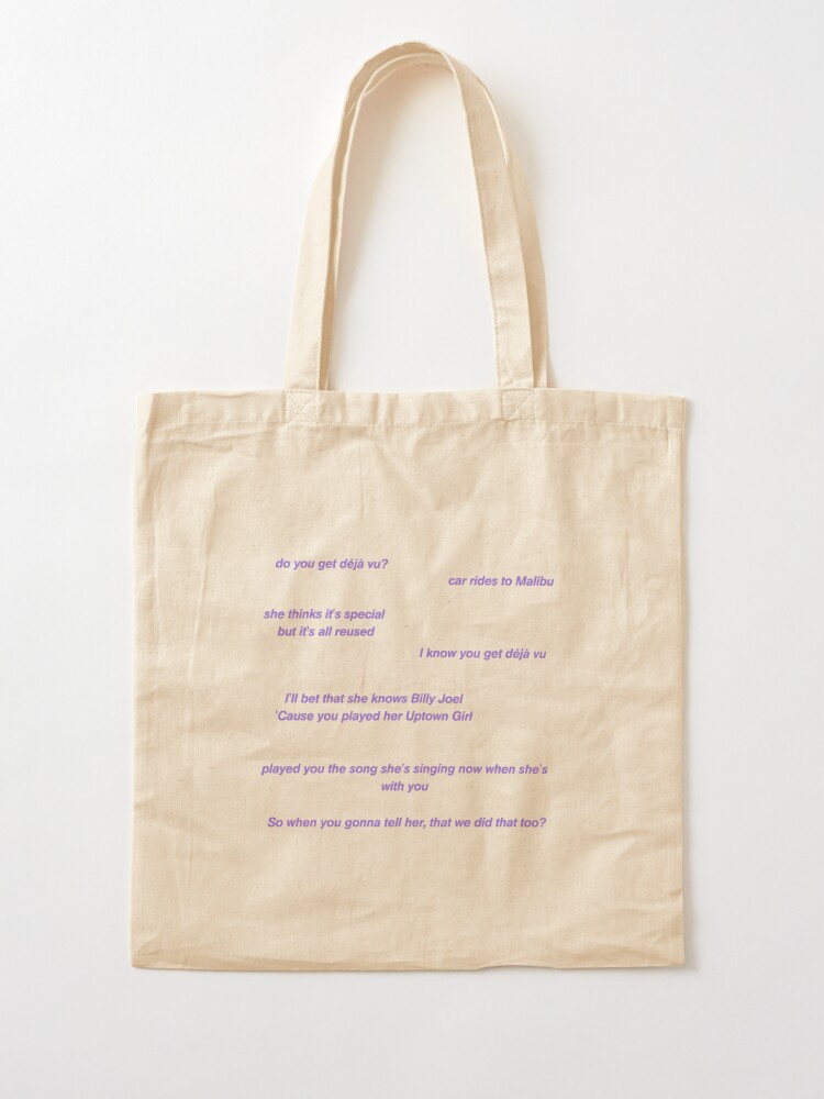 Olivia Rodrigo Lyrics (deja vu) | Tote Bag