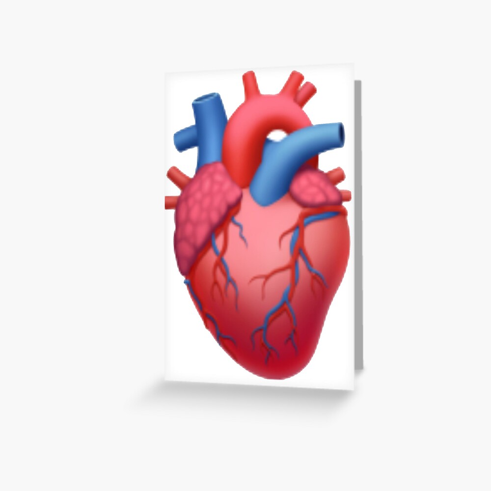 Realistic heart emoji (IOS)