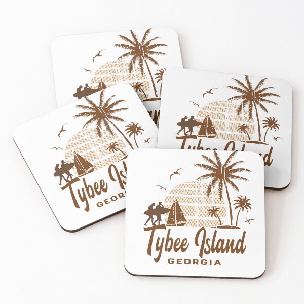 Item preview, Tybee Island Georgia Seaside Vintage Sunset designed and sold by Home-Spirit.