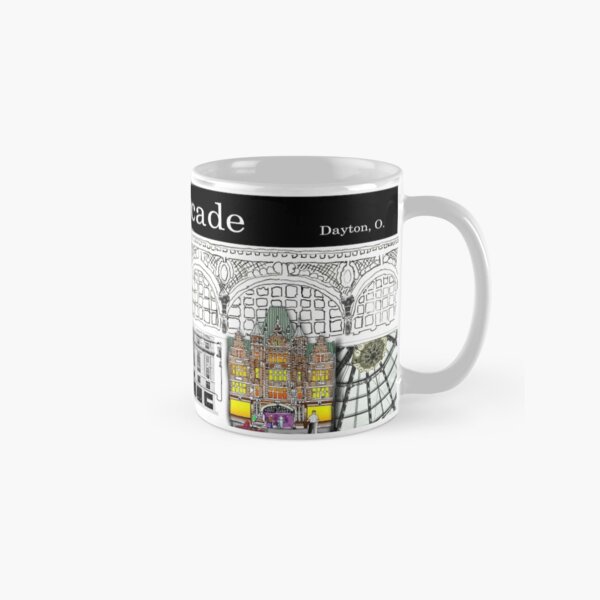 Dayton Arcade Mug in BW and Color Classic Mug