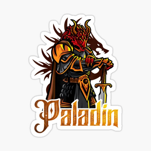 "Dragon Paladin" Sticker for Sale by TamiaKub Redbubble