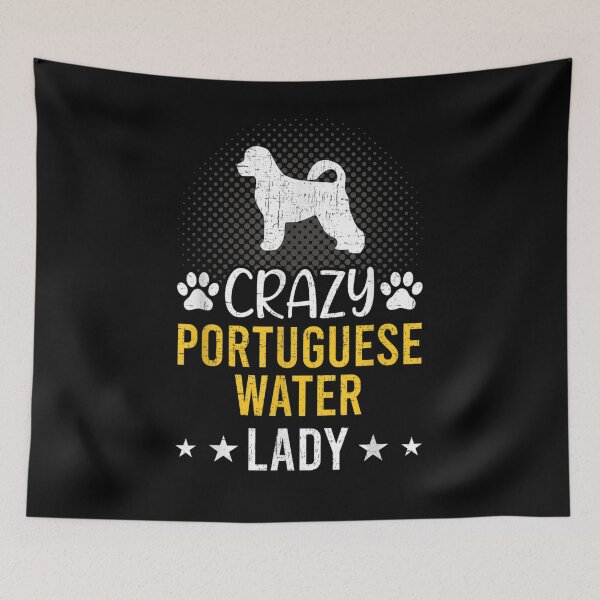 Item preview, Crazy Portuguese Water Lady Dog Lover  designed and sold by mylahKristian.
