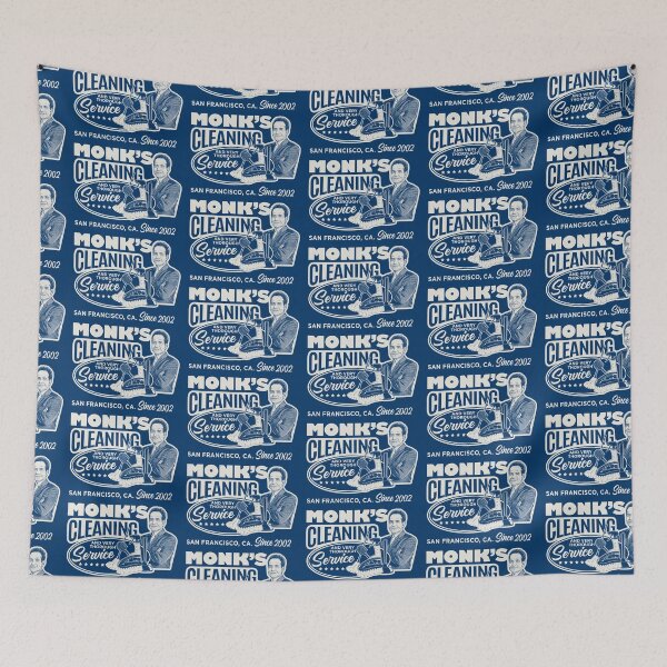 Item preview, Monk's Cleaning Service designed and sold by Alema Art.