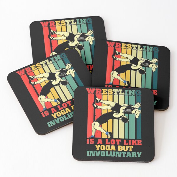 Item preview, Wrestling Is A Lot Like Yoga But Involuntary Wrestling  designed and sold by mylahKristian.