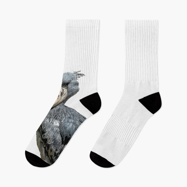Item preview, Shoebill, Balaeniceps rex, also known as whalehead or shoe-billed stork, is a very large stork-like bird. It derives its name from its massive shoe-shaped bill. designed and sold by Artsy Boulevard.