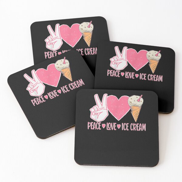 Item preview, Peace Love And Ice Cream For Kids Und Children  designed and sold by mylahKristian.