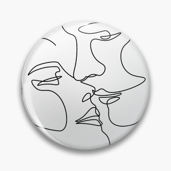 Item preview, Couples Line Art Face  designed and sold by Dollfacedesign.