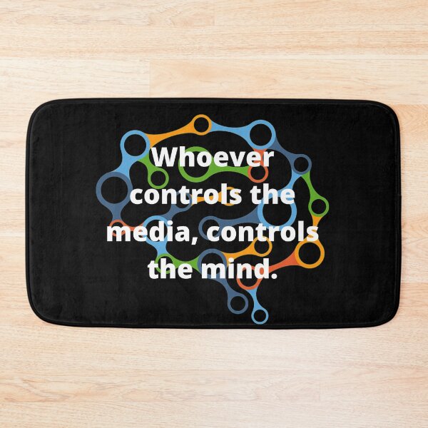 Item preview, Whoever controls the media, controls the mind. designed and sold by memetric.