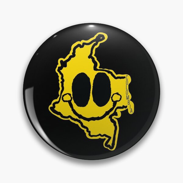 Item preview, Colombia Happy Cartoon Map Face with smile designed and sold by pelagio.