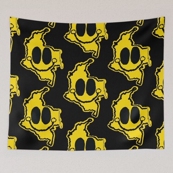 Item preview, Colombia Happy Cartoon Map Face with smile designed and sold by pelagio.
