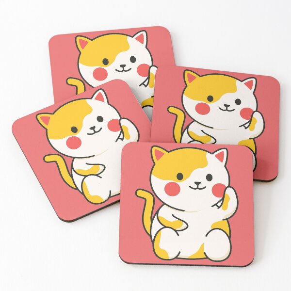 Item preview, Cute Good Luck Cat Drawing designed and sold by SLAG-Creative.