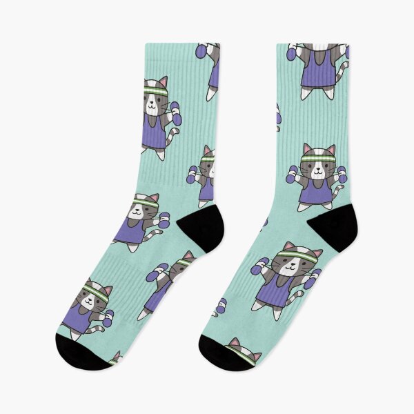 Item preview, Cute Cat Exercise Drawing designed and sold by SLAG-Creative.