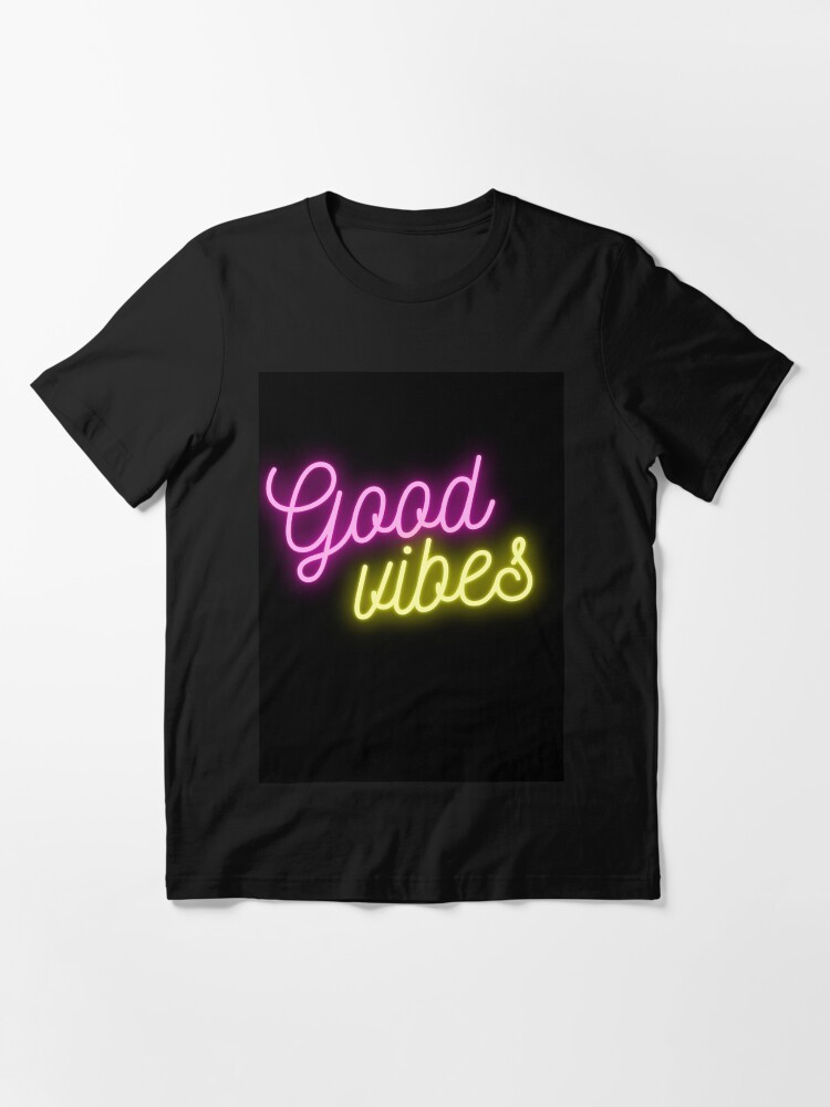 good vibes pink shirt