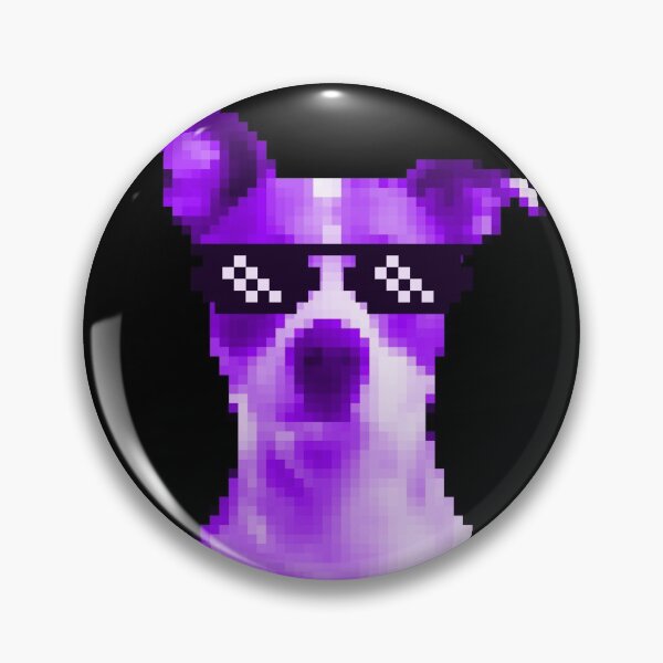 Item preview, Dog with sunglasses pixel retro designed and sold by emm-j.