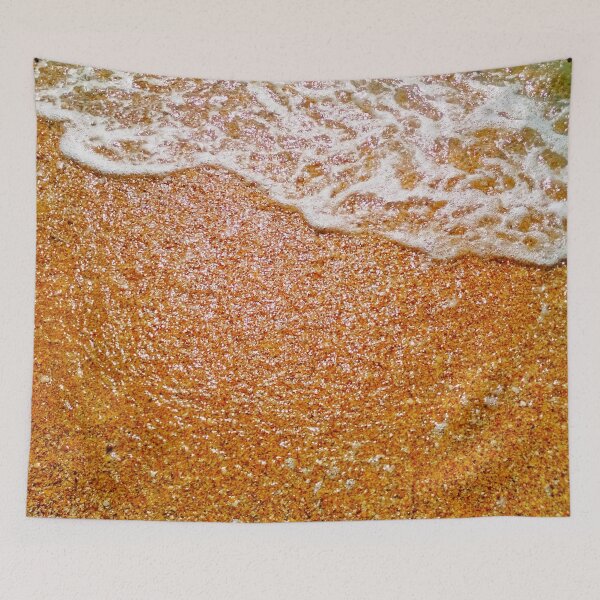 Item preview, A wave throwing out onto the sea shore, natural background  designed and sold by helenkaiy.