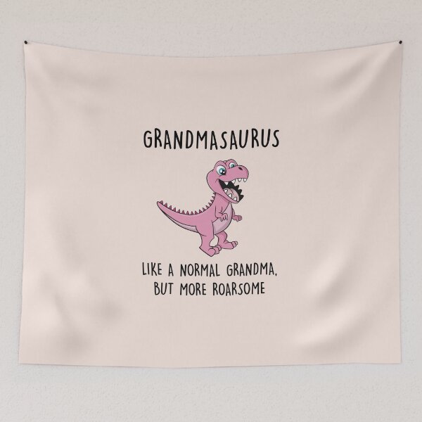 Item preview, Grandma Gift - Grandma Dinosaur 'Grandmasaurus, Like a Normal Grandma, but more Roarsome' designed and sold by LEFDDesigns.