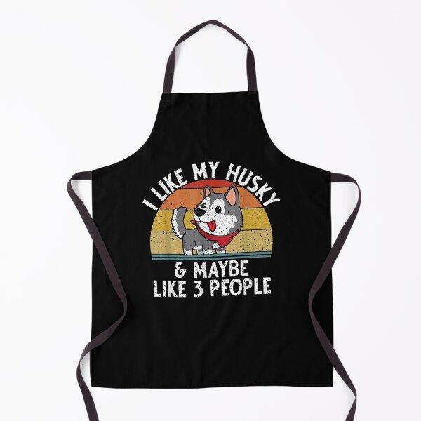 Item preview, I Like Dogs And Maybe 3 People Funny Siberian Husky Dog Love designed and sold by mylahKristian.