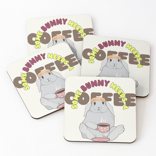 Item preview, Some Bunny Needs A Coffee II designed and sold by ViewerEqualsPhoton.