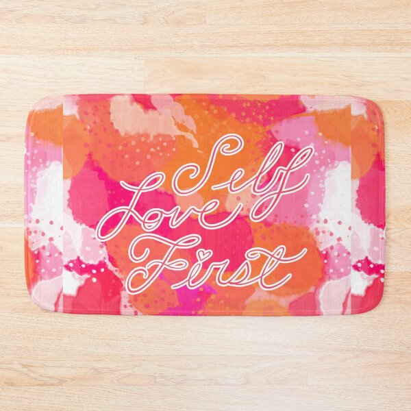 Item preview, Self Love First Pink watercolor designed and sold by GirlClanCo.