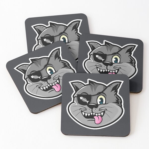 Item preview, Cartoon Pirate Cat with Eye Patch designed and sold by SLAG-Creative.
