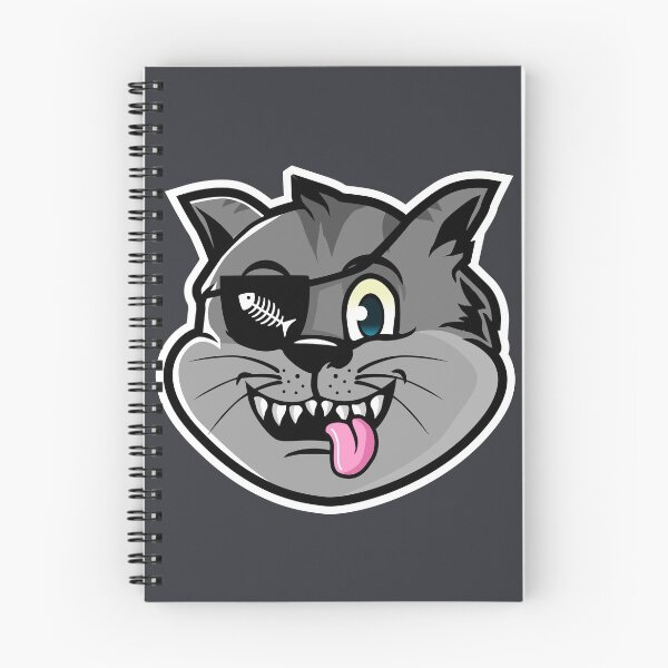 Item preview, Cartoon Pirate Cat with Eye Patch designed and sold by SLAG-Creative.