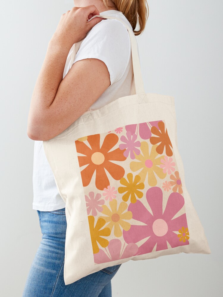 Vintage floral outlet tote bag