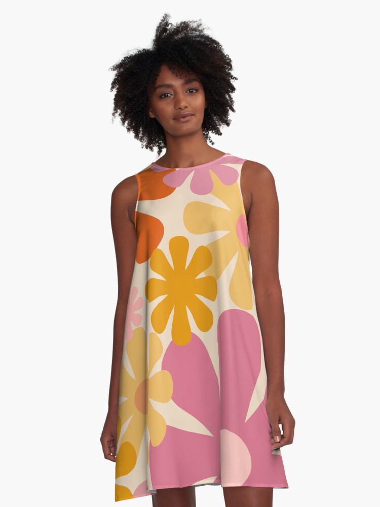 60s 2025 flower dress