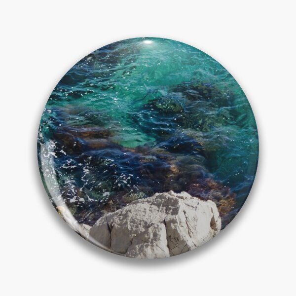 Item preview, Cote D Azur - Stark White and Silky Azure Blue designed and sold by Georgia Mizuleva.