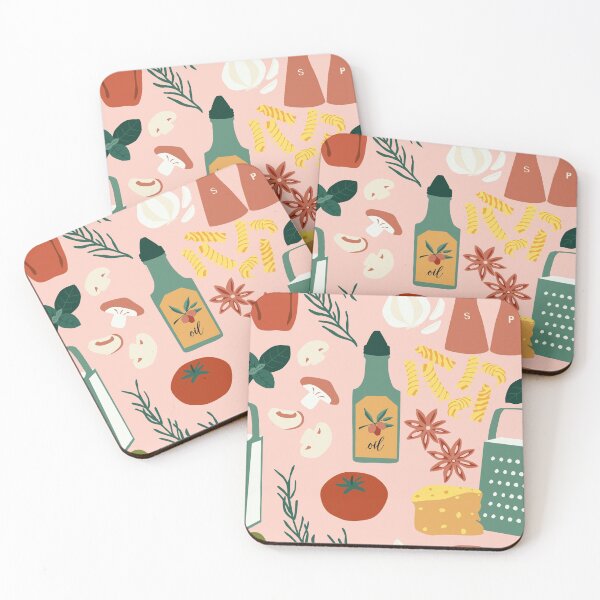 Item preview, Bon Appetit Pasta ingredientes de patrones sin fisuras designed and sold by dyesandpigments.