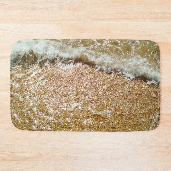 Item preview, A wave throwing out onto the sea shore, natural background  designed and sold by helenkaiy.