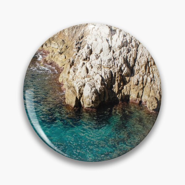 Item preview, Cote D Azur - Silky Mediterranean Cove in the Sunshine designed and sold by Georgia Mizuleva.