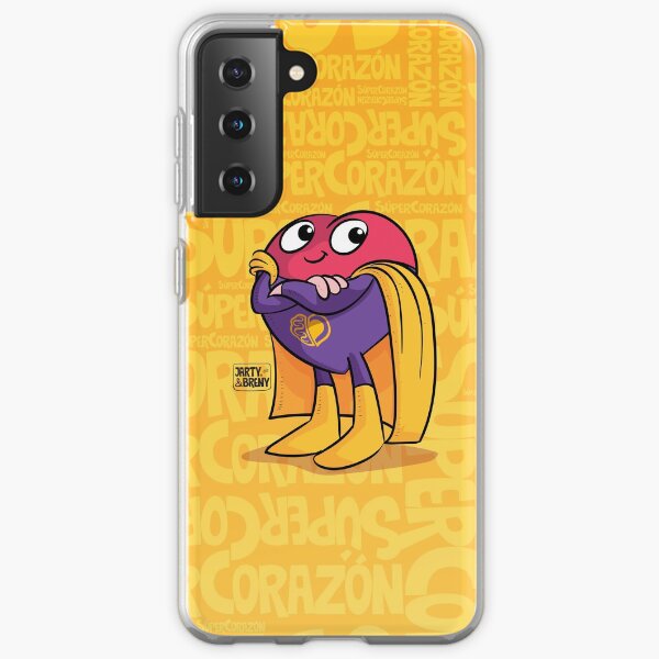 Super Héroe Súper Corazón Funda blanda para Samsung Galaxy