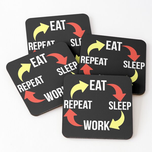 Item preview, Work Eat Sleep Repeat  designed and sold by PCpallavi.