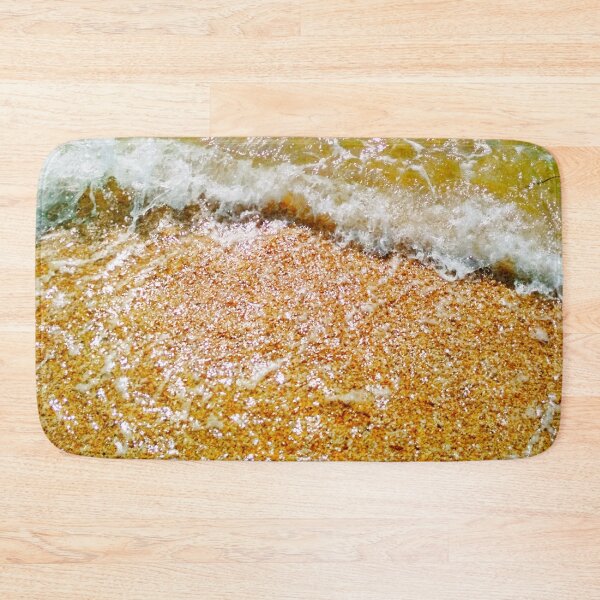 Item preview, A wave throwing out onto the sea shore, natural background  designed and sold by helenkaiy.