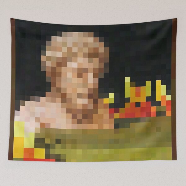 Item preview, Bust - Minecraft Painting designed and sold by ImInvesting.