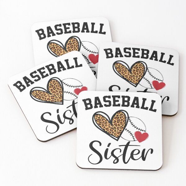Item preview, Baseball Sister Leopard Heart Funny Mothers Day designed and sold by JoelMTorres.
