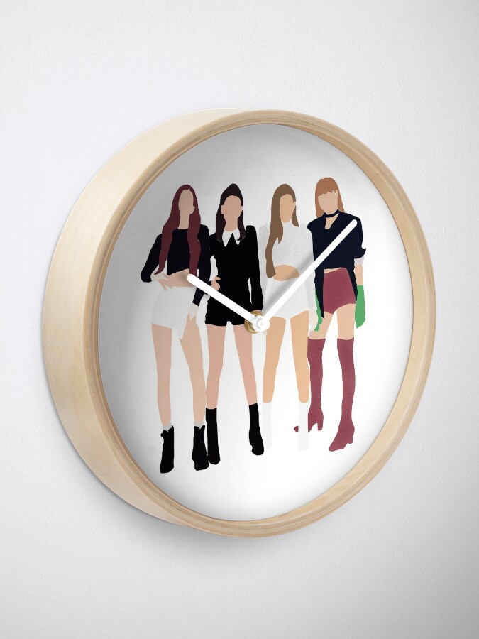 Blackpink D4 Ddu du ddu du Silhouette | Clock