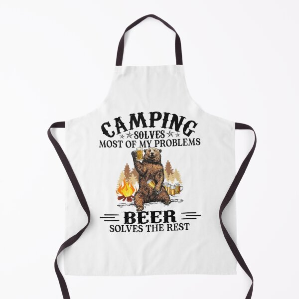 Item preview, Camping Solves Most Of My Problems Bear And Beer designed and sold by JoelMTorres.