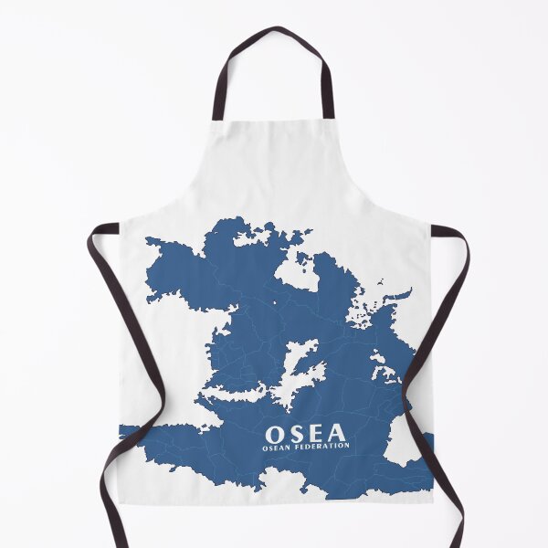 Item preview, Osea Map (Blue and White) designed and sold by enriquepma.