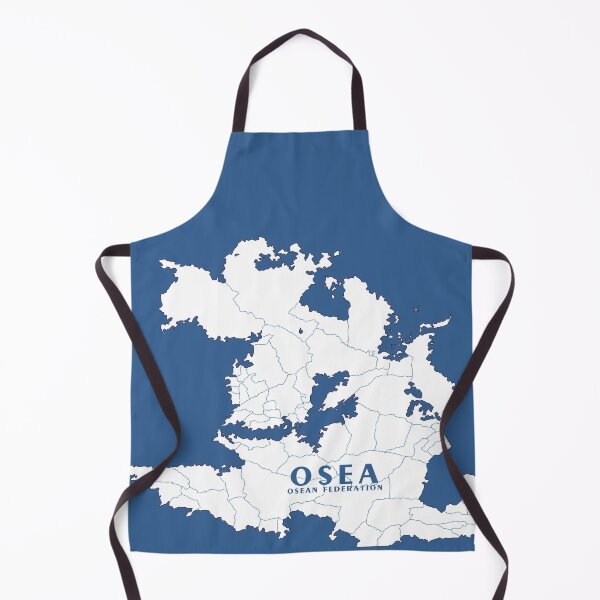 Item preview, Osea Map (White and blue) designed and sold by enriquepma.